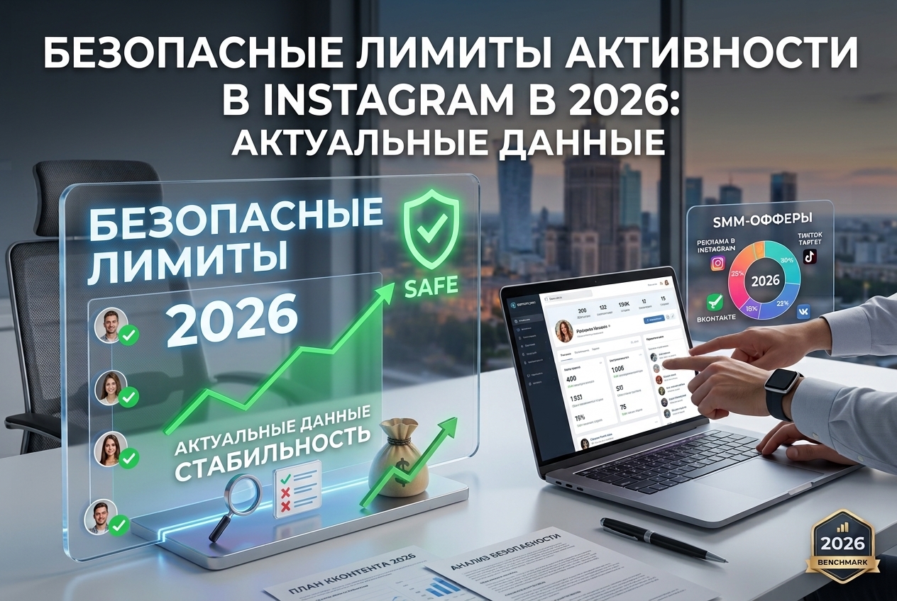Безопасные лимиты активности в Instagram в 2026: актуальные данные